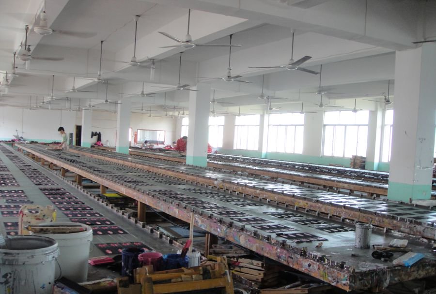 Silk printing workshop